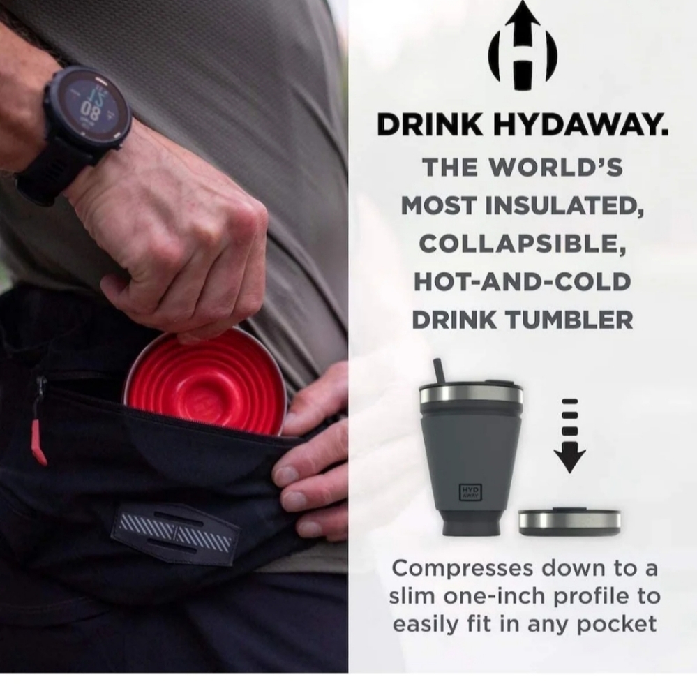 Collapsible Drink Tumbler | Portable, Insulated